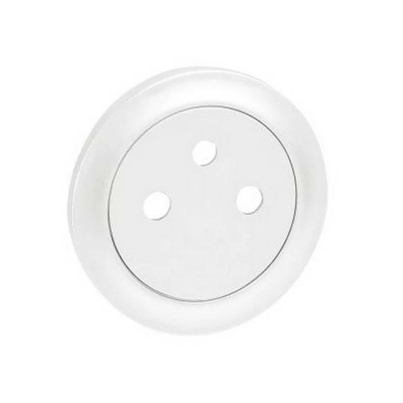 Legrand 068111 - White Cover - 2P+T Surface Socket - Céliane