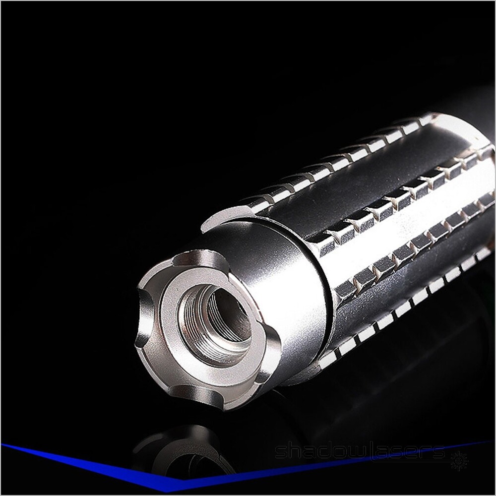 450nm Adjustable FocusBlue Laser Pointer Pen Light Visible Beam +Charger