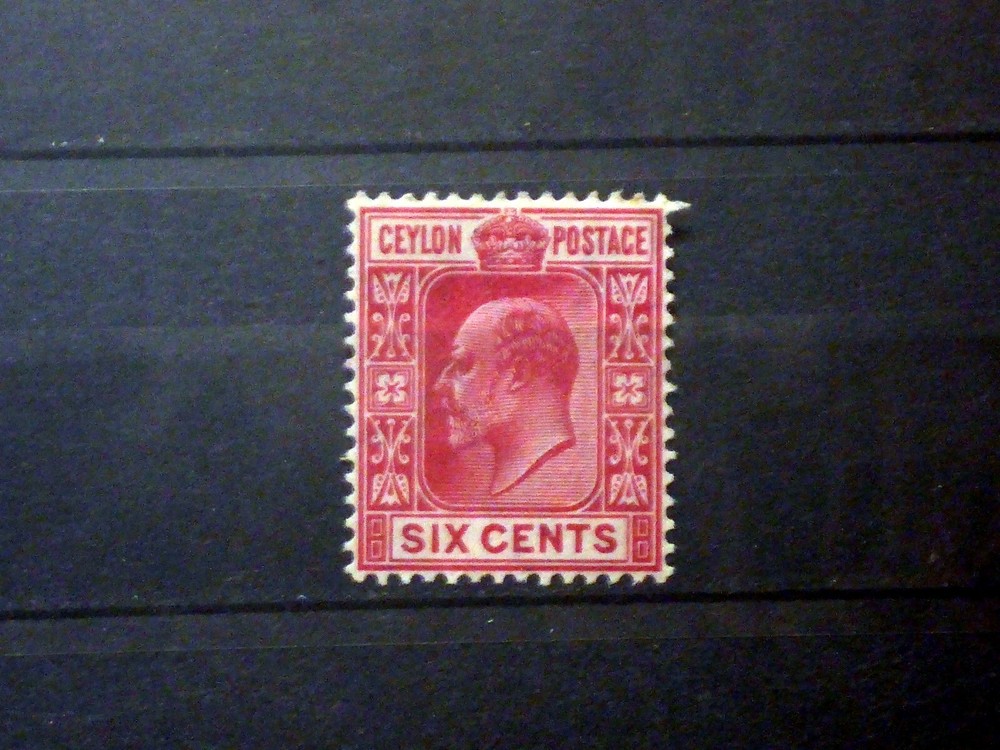 Ceylon 1904 SG281 6c Carmine MH . B5251