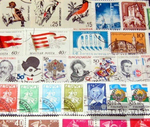 Eastern Europe 50 different stamps