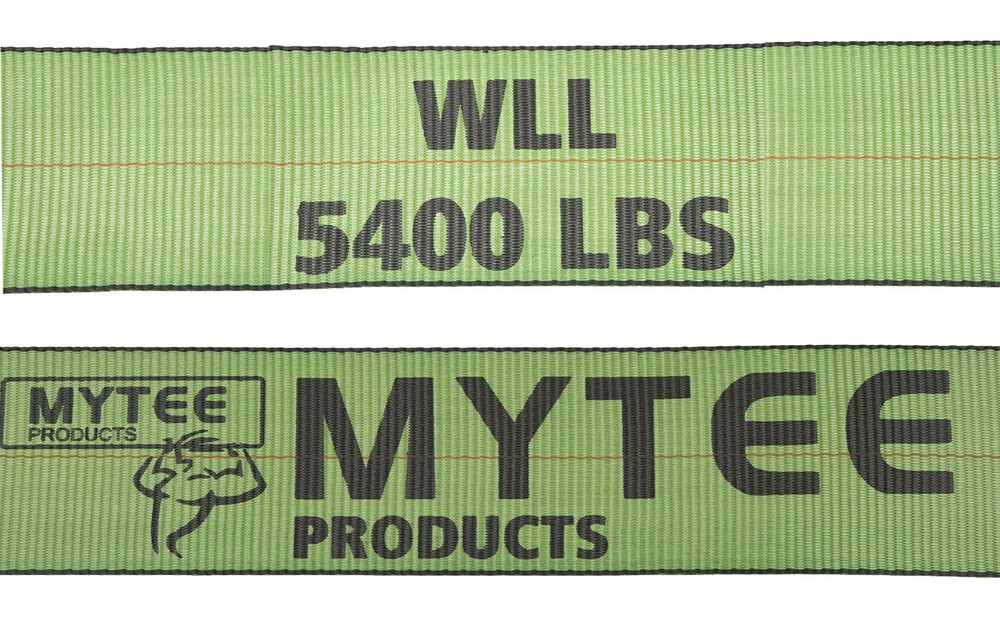 (4 Pack) 4" x 30' Winch Strap with Flat Hook - Green Flatbed Tie Down