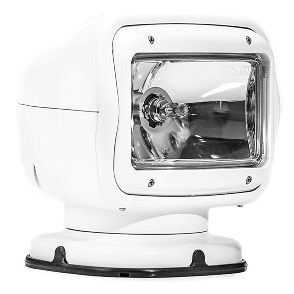 Golight Golight GT Rotatable Halogen White Permanent Spotlights w/ Remotes Pair