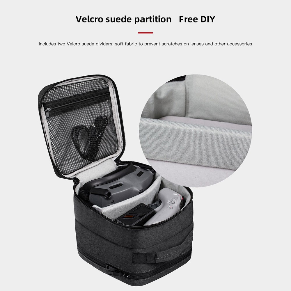 Polyester Storage Bag Handbag Double Layer Suitcase Box For DJI Avata Drone v