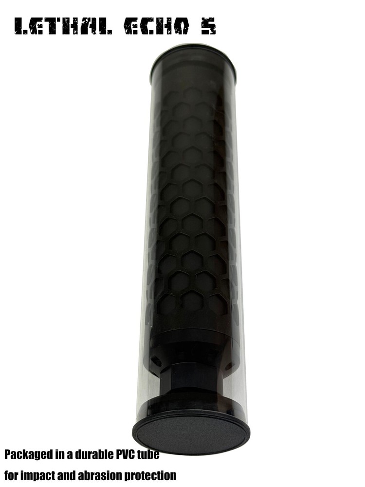 LETHAL ECHO 5" Muzzle Brake | Barrel extention 5/8*24 GBB AEG New Improved Ver.