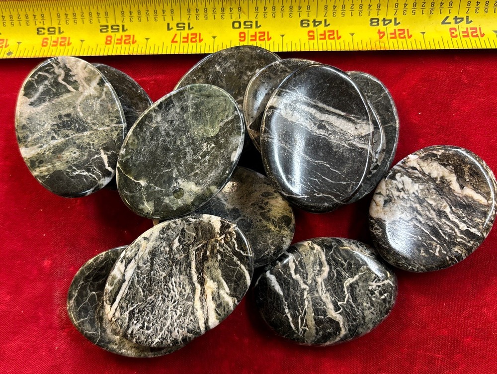 Green marble Worry Stone