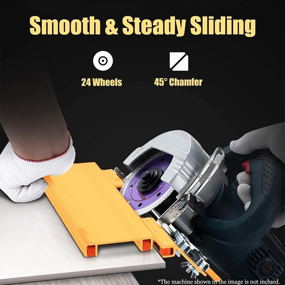 45 Degree Tile Chamfering Device Chamfer Aluminum Alloy Bevel Tile Router Guide