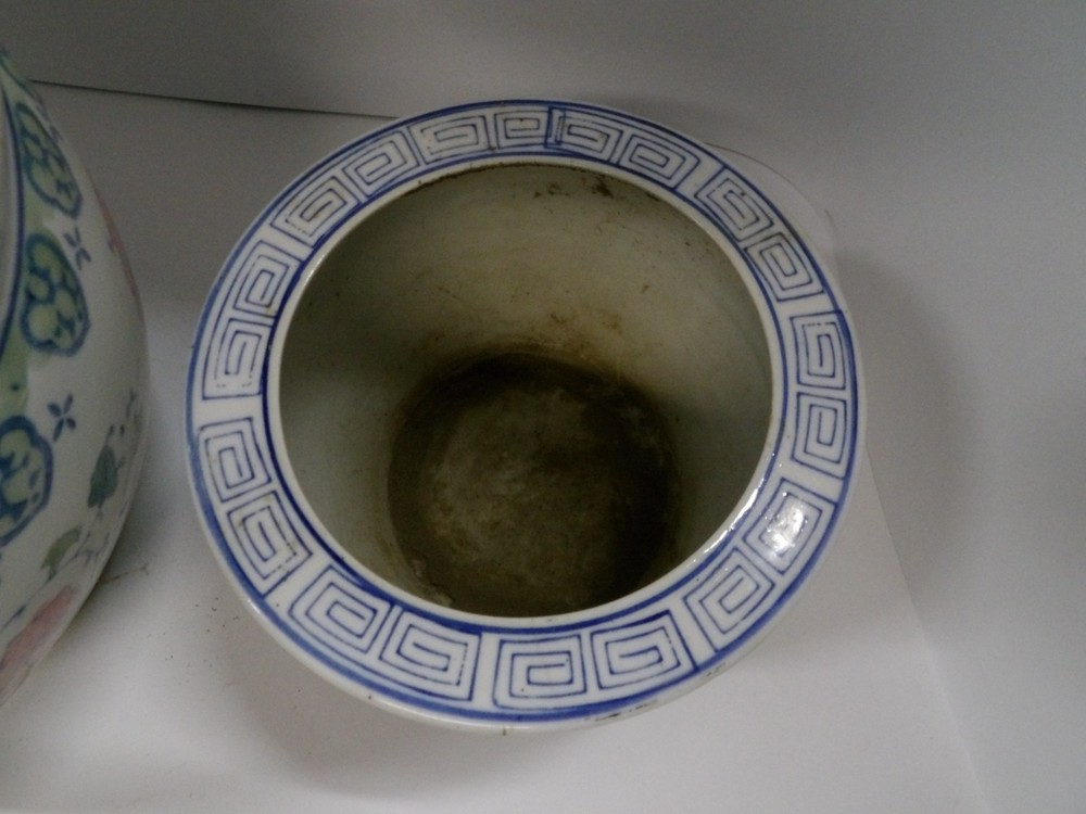 Two Stoneware / Pottery Planters Originally from Rite-Aid or Walgreens