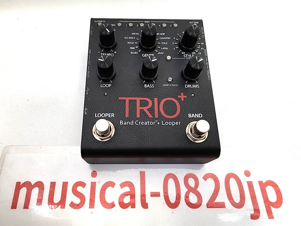 DigiTech TRIO Plus Band Creator + Looper pedal