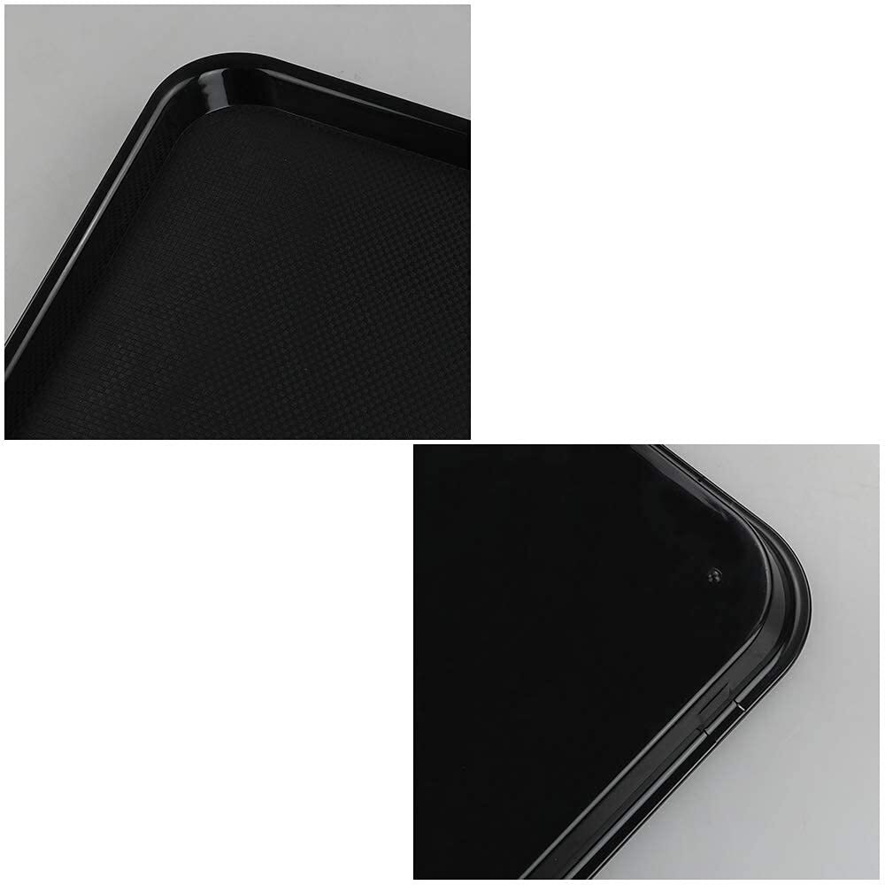 Plastic Rectangular Fast Food Serving Trays Set of 4