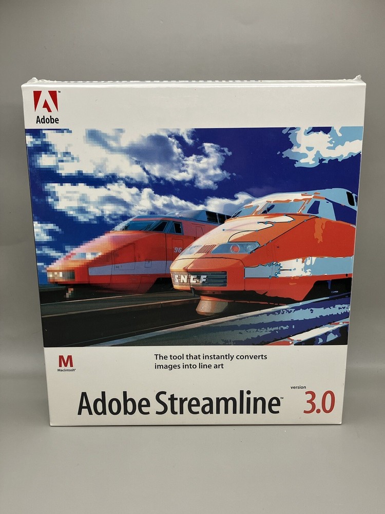 Adobe Streamline Version 3.0 SEALED IN BOX Vintage PC