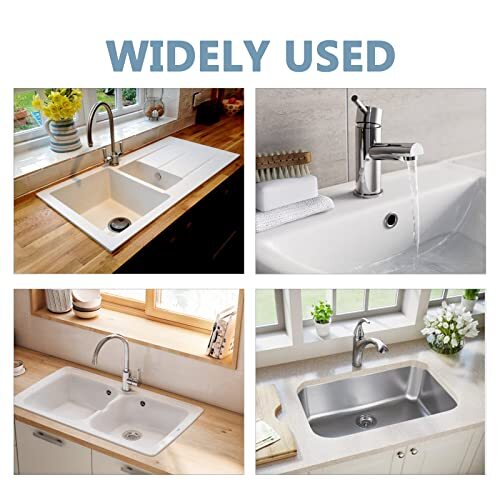 3 Pack Bathroom Sink Overflow Trim Ring Electroplating Chrome Overflow Drain Cov