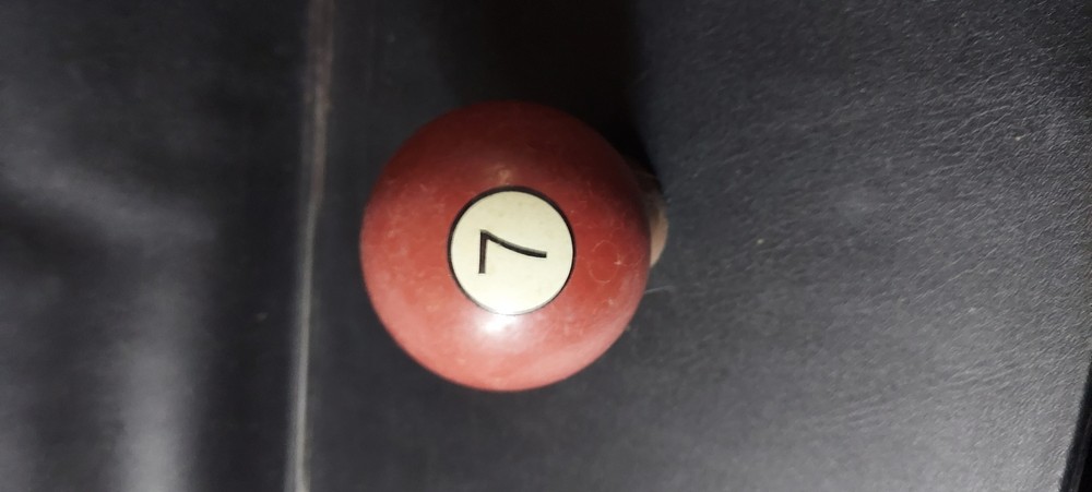 Vintage Billiard Pool Ball  # 7