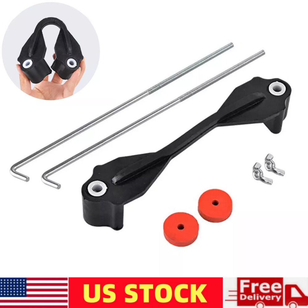 Car Auto Rubber Battery Hold Down Clamp Holder Tie Down Bracket Hold Down 175MM