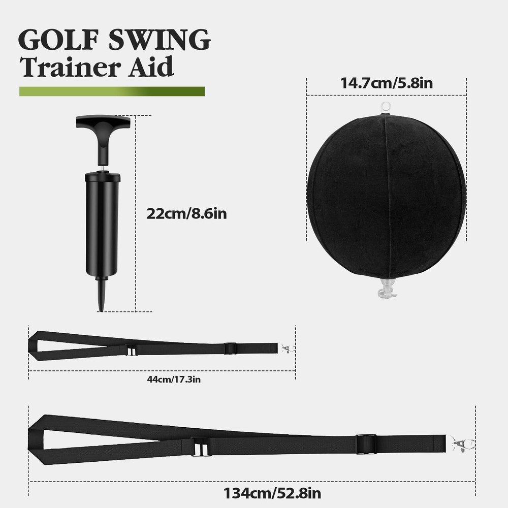 Golf Training Ball Smart Ball Golf Training Aid Inflatable Swing Training Bal...