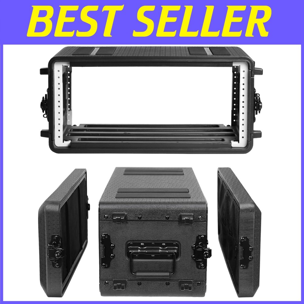 Effects Rack Case 4U - Watertight, Shock Mount, 11" Depth