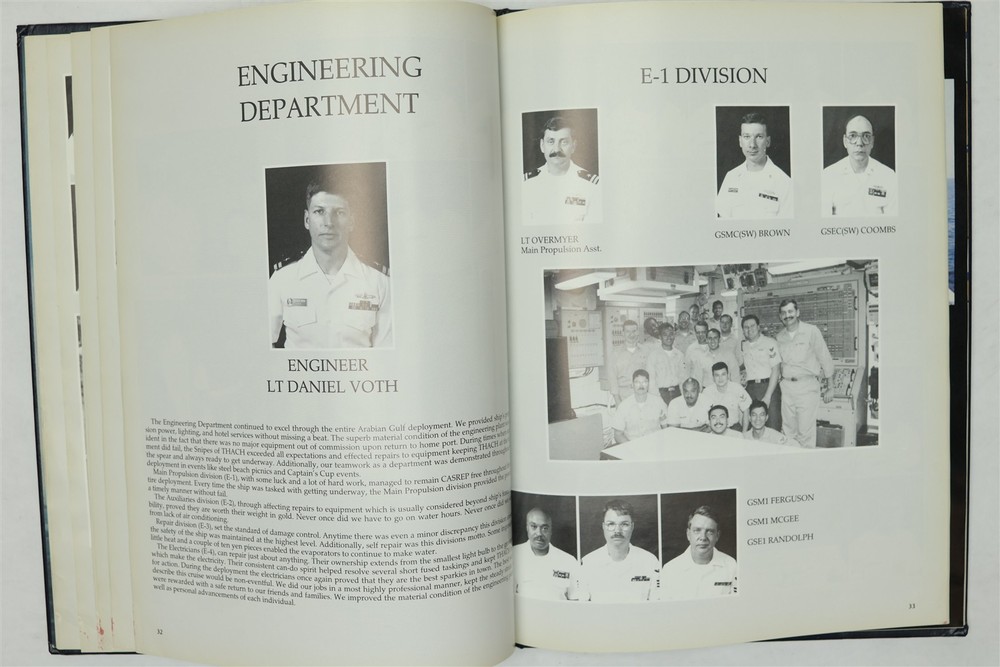 USS Thach (FFG-43) 1996 Arabian Gulf Deployment Cruise Book