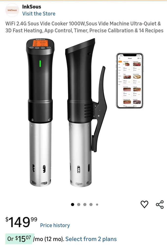 InkSous Sous Vide Cooker