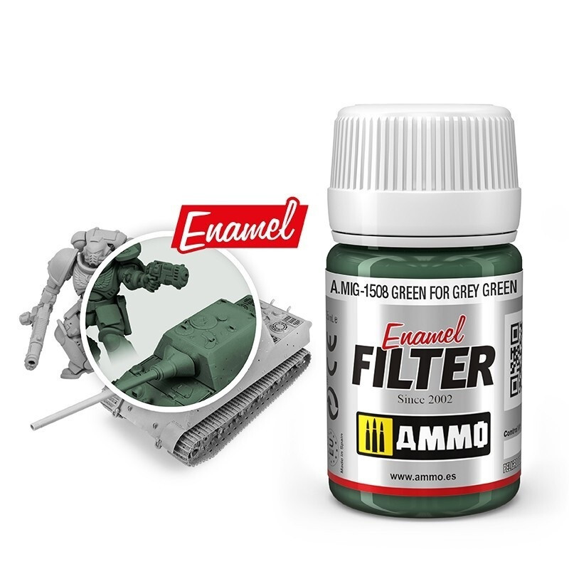 AMMO by MIG Filter Green for Grey Green