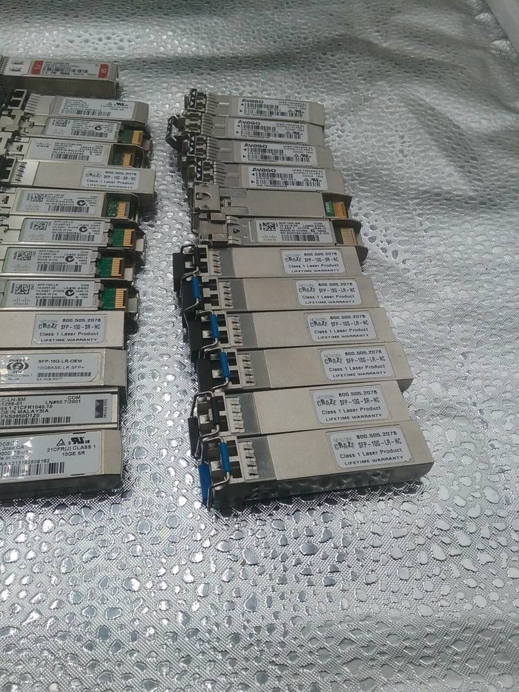 Lot of 50 Assorted Mixed Brand Transceiver Module