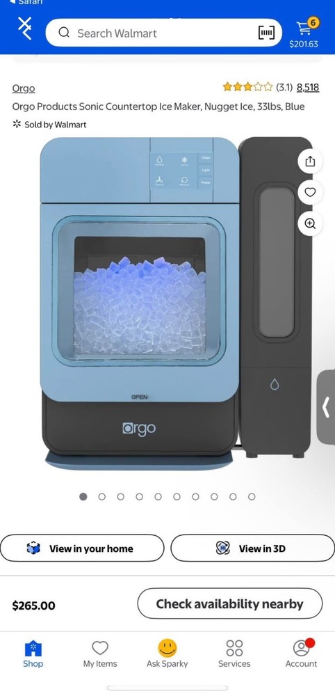 orgo nugget ice maker