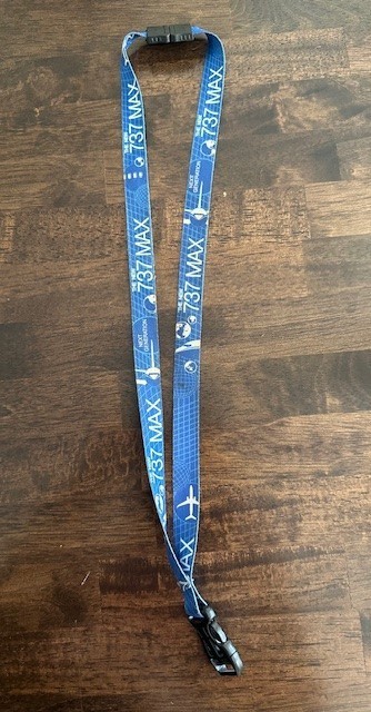 New Boeing 737 Max Lanyard