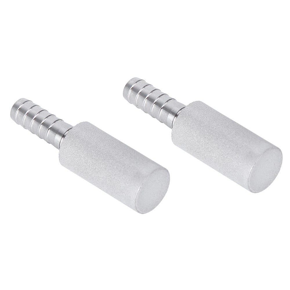 2Pcs 0.5μm Diffusion Stone Stainless Steel Aeration Stone With 1/4 Outer