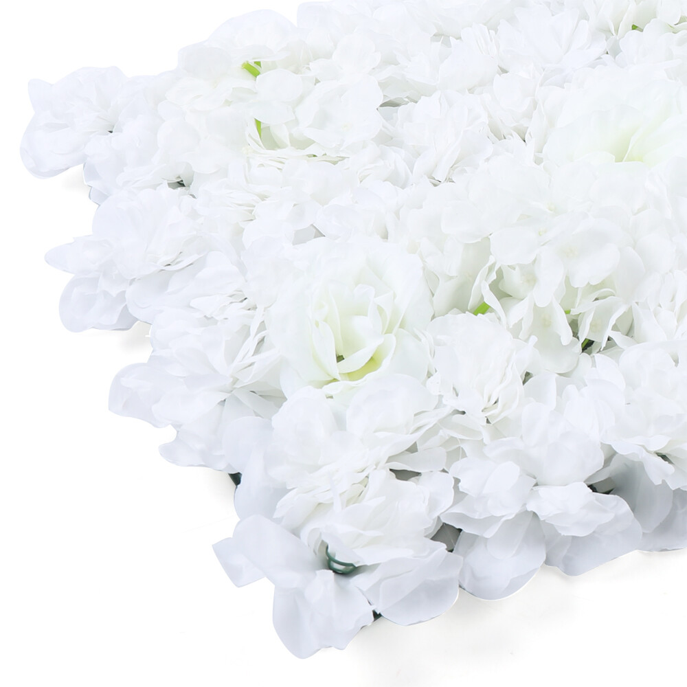 6 Pcs Artificial Flower Wall Panel Venue Backdrop Wedding Party Background Decor