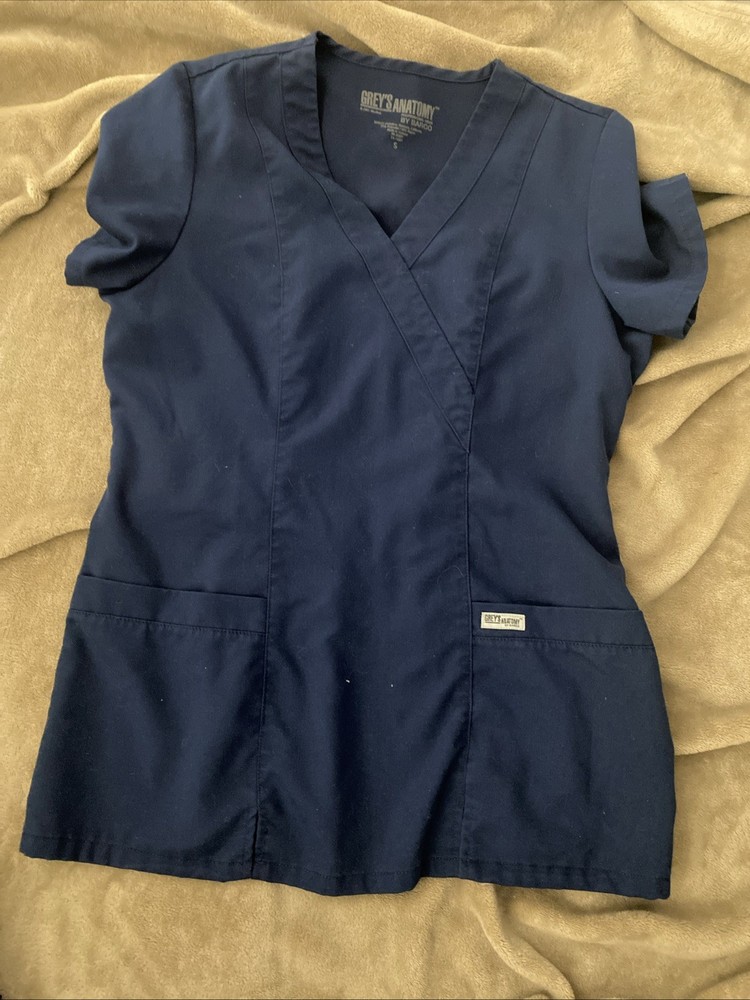 Greys Anatomy Navy Scrub Set Small