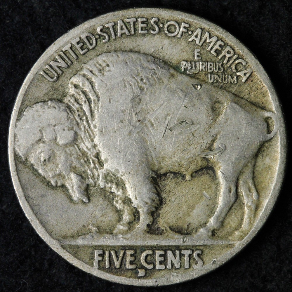 1916-D Buffalo Nickel VF E204 STRA