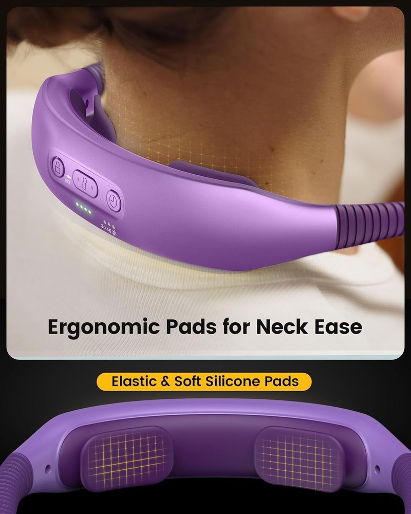 1600mAh Ergonomic Book Light: 5 Brightness Levels & Adjustable Timer Functions