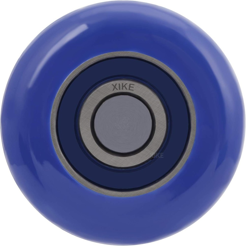 10 Pack Blue 2" Nylon Garage Door Rollers with Precision Seals - Quiet & Durable