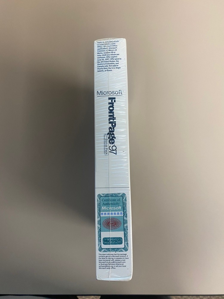 Microsoft FrontPage 97 SEALED Box