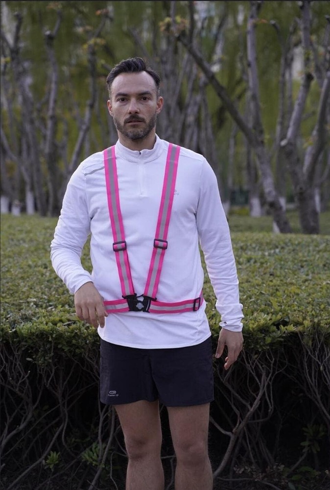 360° Reflection Safety Vest - Lightweight, Quick-Release Buckle for Active Users