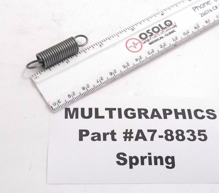 MULTIGRAPHICS A7-8835 Spring - Prepaid Shipping