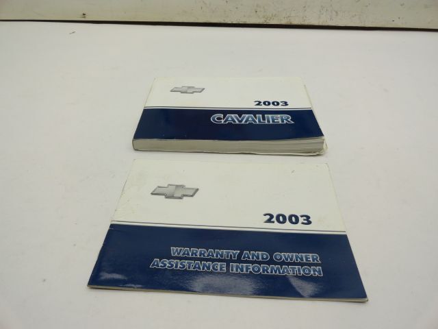 CAVALIER  2003 Owners Manual 152177