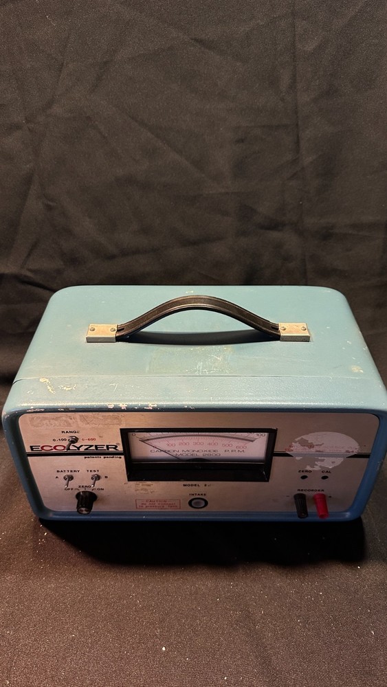 Vintage Ecolyzer Model 2800 Carbon Monoxide Analyzer