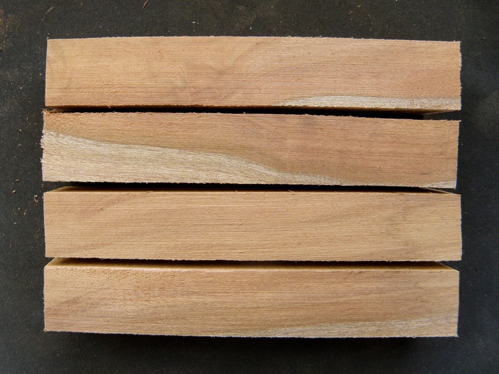 4 Red Willow Pen Blanks Set #2
