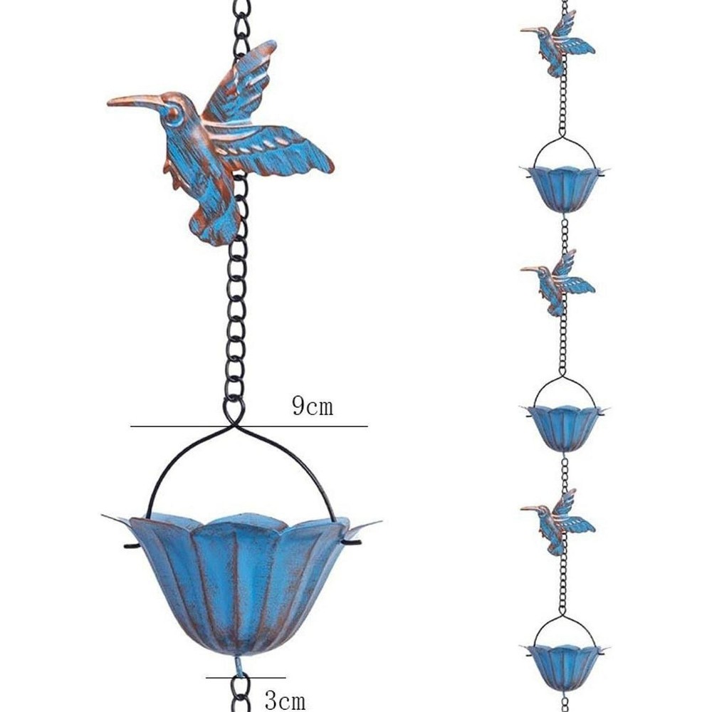 Gutters Downspouts Rain Chain Hanging Yard Decor Easy Installation Decorative