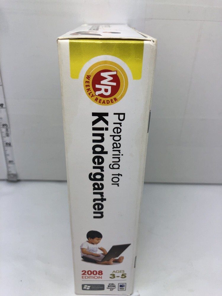 Preparing For Kindergarten PC Mac 2008 SEALED Weekly Reader Learning System