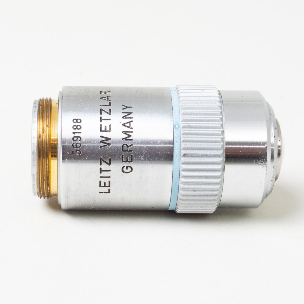 Leitz Wetzlar Microscope Objective HL 50X / 0.65 Infinity Corrected