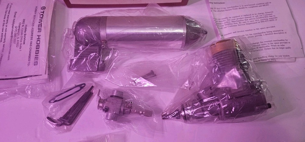 GMS 2000 .47 RC 2 STROKE GLOW NITRO AIRPLANE ENGINE COMPLETE NIB