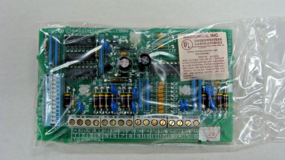 Radionics D8128 Popit Module Circuit Board