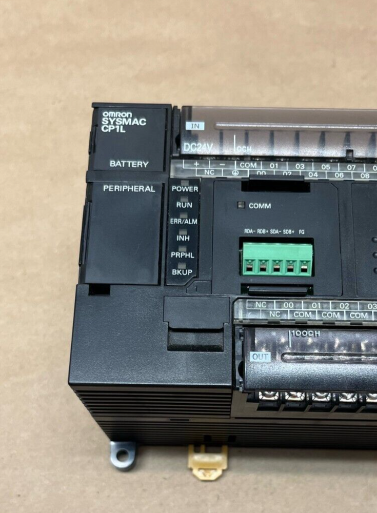 Omron CP1L-M40DT1-D Programmable Controller w/ CP1W-8ED Expansion Module