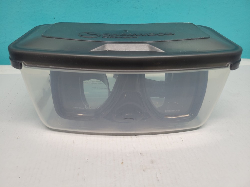 Sherwood Vantage Mask Black Silicone