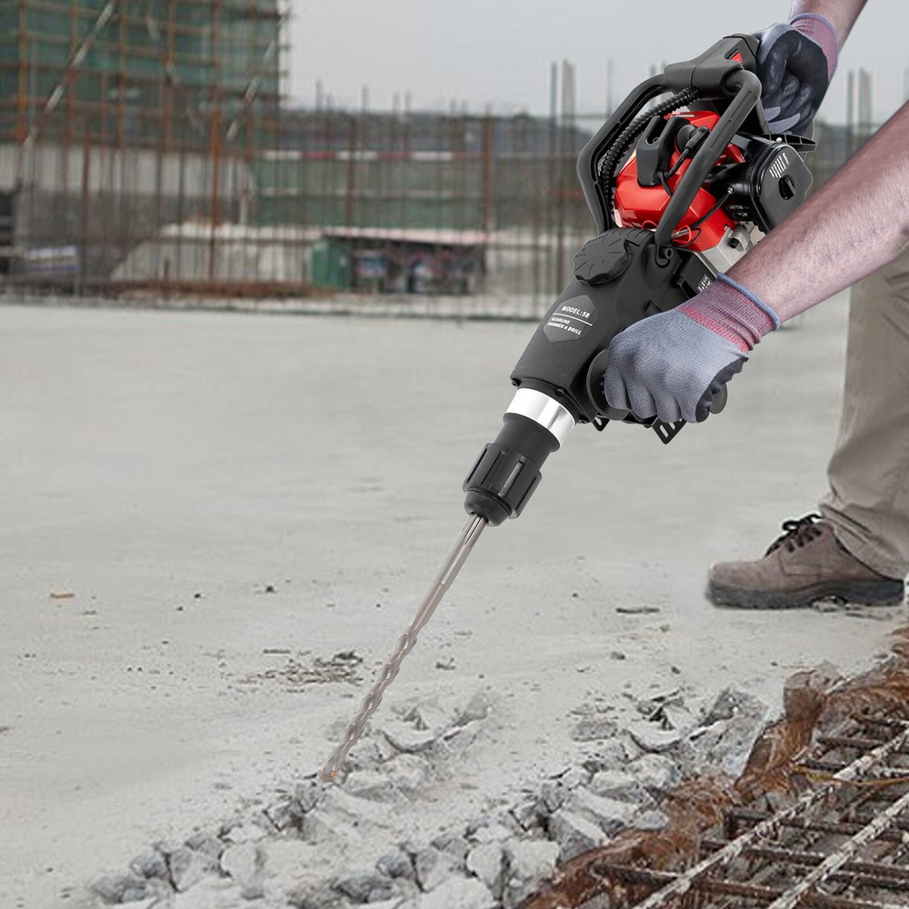 Multifunction Gas Powered Petrol Jackhammer Gasoline Hammer Drilling Machine