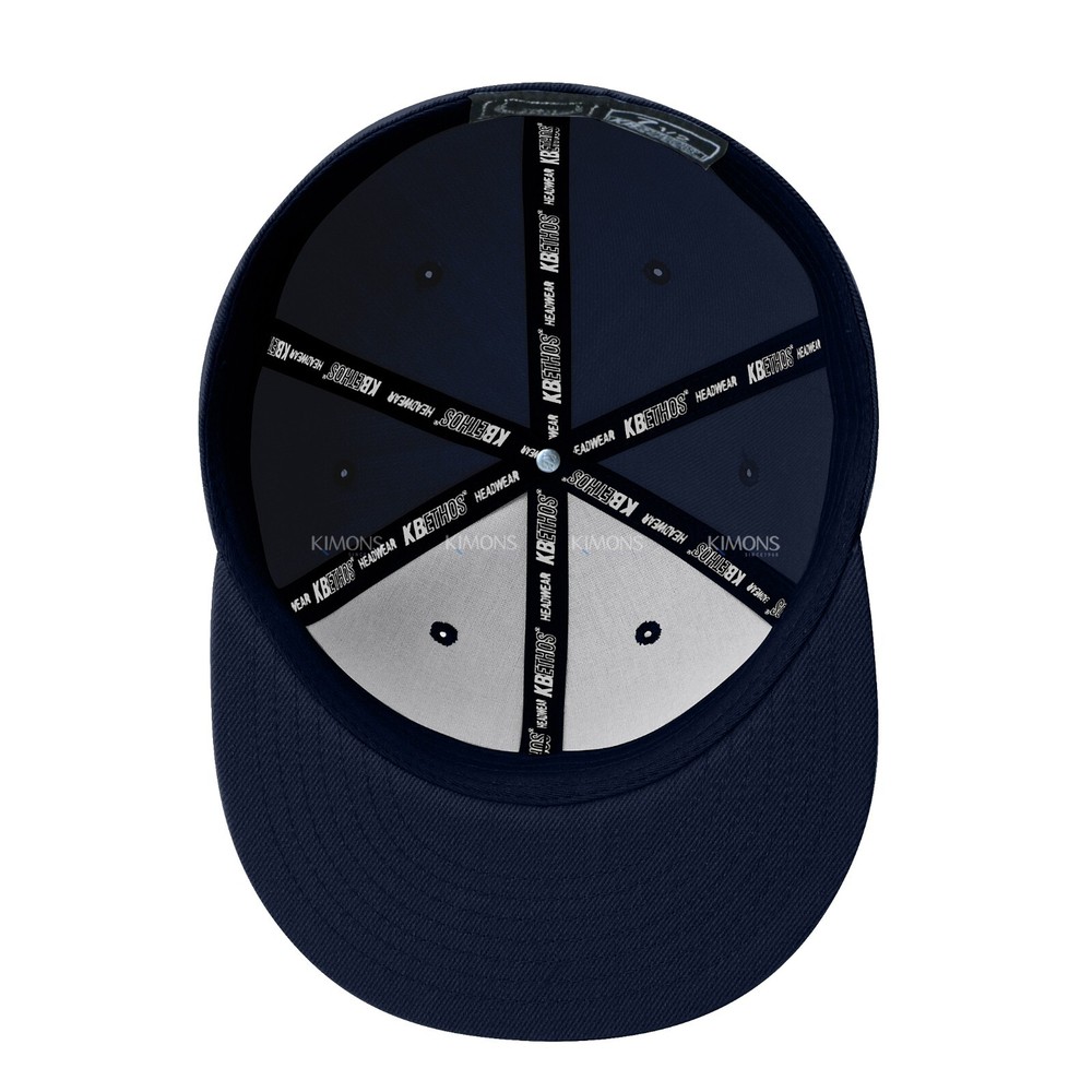 Premium Solid Fitted Baseball Cap Hat Trucker Blank Plain Flat Bill 9 Sizes