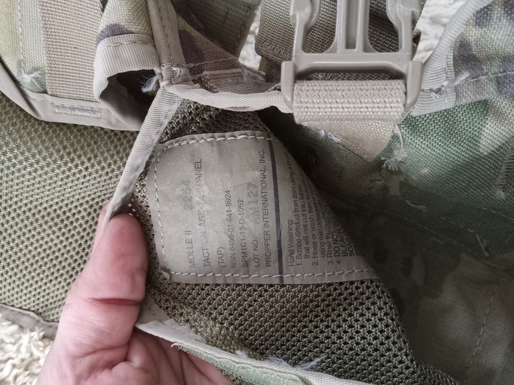 OCP Multicam Taps Tactical Assault Panel Good Used Condition NO HARNESS