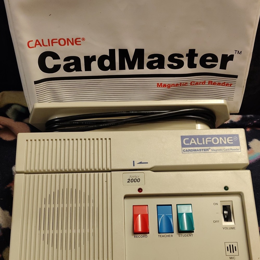 Califone CardMaster Series 2000 Magnetic Card Reader Model 2010