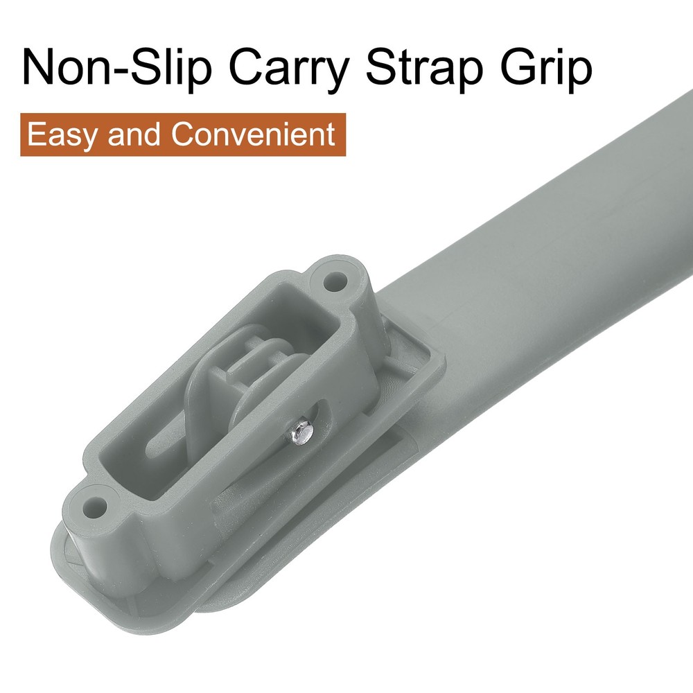 2Pcs Luggage Handle Replacement with Screws 8.5 Inch Handle Silver Grey