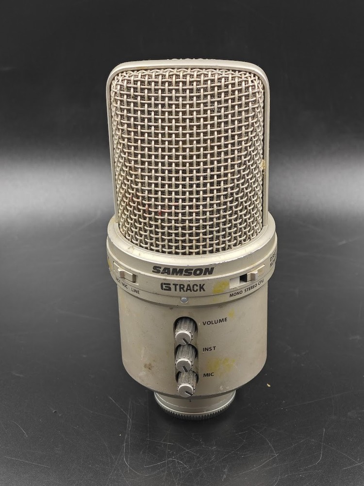 Samson GTrack Microphone Beige Used Working